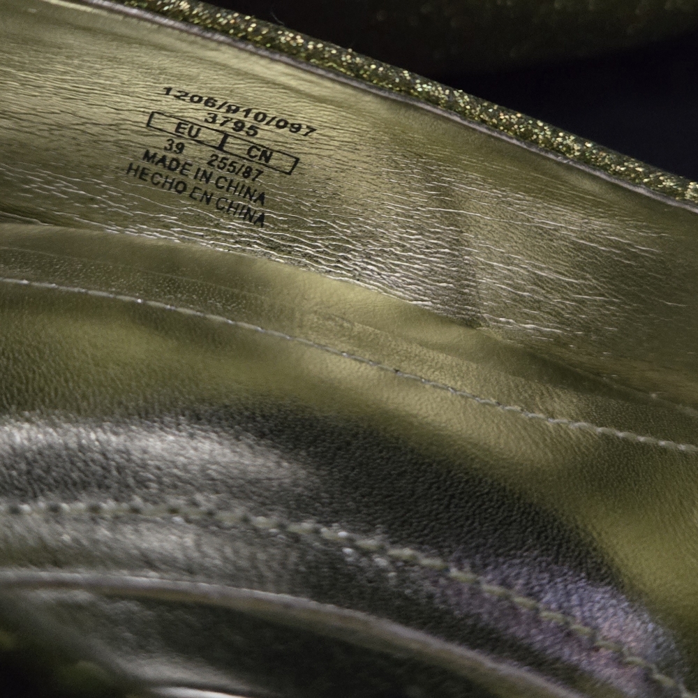 NWT Zara Wickedly Good Sparkling Green Heels - Picture 12 of 14